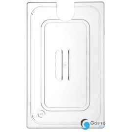 Pokrywka do pojemników GN1/1  z poliwęglanu z wycięciem na sous vide  | 864203 HENDI