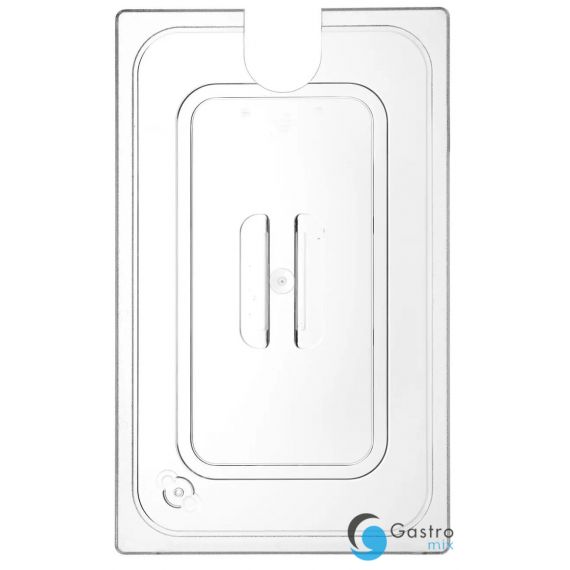 Pokrywka do pojemników GN1/1  z poliwęglanu z wycięciem na sous vide  | 864203 HENDI 