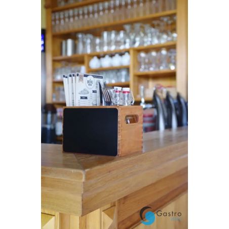 Skrzynka na karty menu i sztućce | 664148 HENDI 