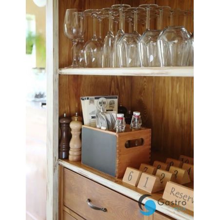 Skrzynka na karty menu i sztućce | 664148 HENDI 