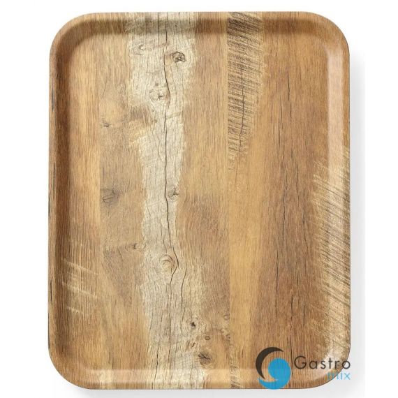 Taca do serwowania 330x430 mm z nadrukiem drewna dąb | 508879 HENDI 