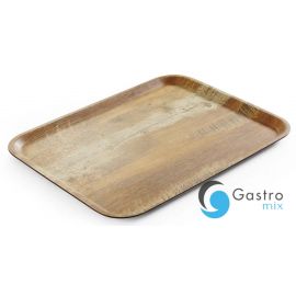 Taca do serwowania 330x430 mm z nadrukiem drewna dąb | 508879 HENDI