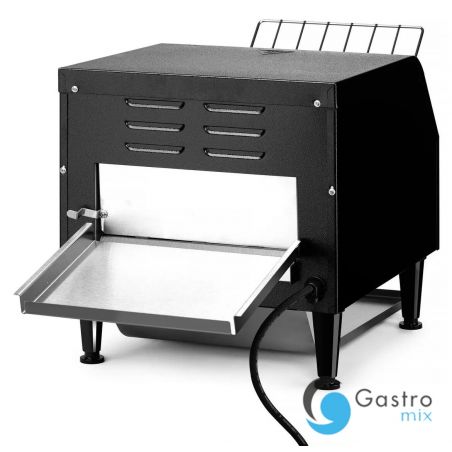 Toster przelotowy podwójny, czarny, 230V2240W, 418x368x(H)387mm | 261354 HENDI 