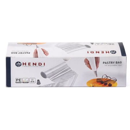 Worki do szprycowania, przezroczysty, 100 szt., 445x220mm | 557112 HENDI 
