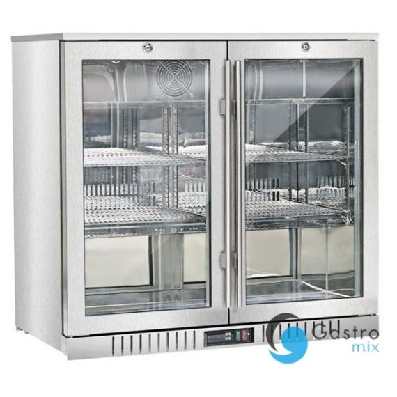 barowa witryna V 198 l chłodnicza, stalowa, 2-drzwiowa| 882243 STALGAST 