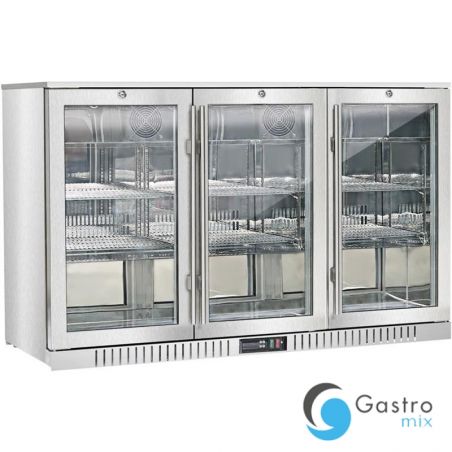 barowa witryna  V 308 l chłodnicza, stalowa, 3-drzwiowa| 882343 STALGAST 