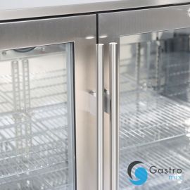  barowa witryna  V 308 l chłodnicza, stalowa, 3-drzwiowa| 882343 STALGAST