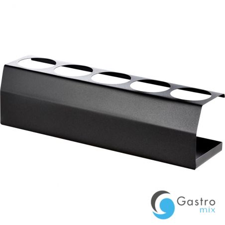 ekspozytor na dyspensery do sosów, czarny, 5 x Ø 75 mm| 065115 stalgast 