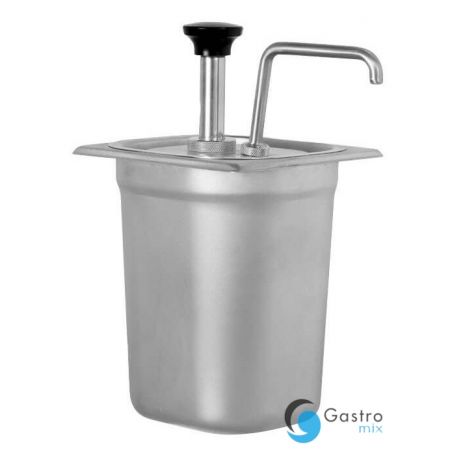 dyspenser do sosów V 3l z pompką, GN 1/6| 065316 stalgast 