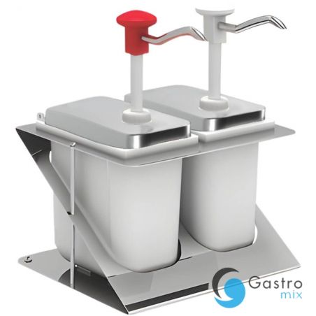 dyspozytor 2x2l do sosów podwójny| 065902 stalgast 