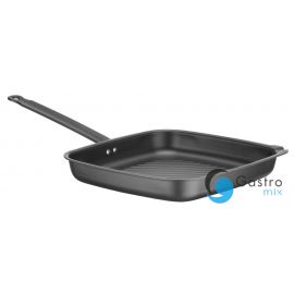  Patelnia do grillowania, kwadratowa  ze stali węglowej  , 480x282x(H)80mm | 627983 HENDI