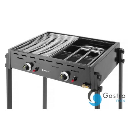 Roast-Master Pro Black Grill gazowy, HENDI, czarny, 11,6kW, | 148822 hendi 