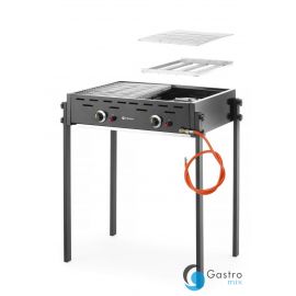  Roast-Master Pro Black Grill gazowy, HENDI, czarny, 11,6kW, | 148822 hendi