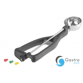  Gałkownica  1/30 dla leworęcznych, Stöckel, czarny, ⌀49x(H)mm | 755204 hendi