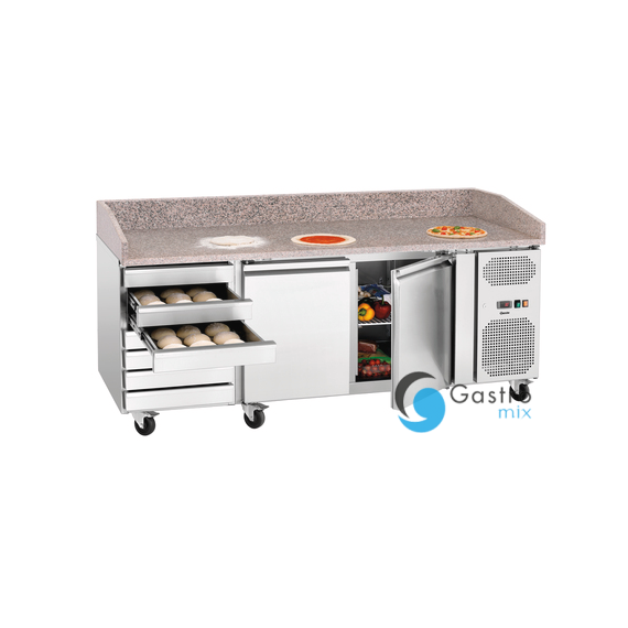Stół chłodniczy do pizzy G-S7T2 | 200297 bartscher 