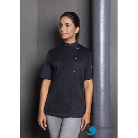 Damska kucharska bluza Greta  ROZMIAR 38  (większe S )  CZARNA | JF4  KARLOWSKY 