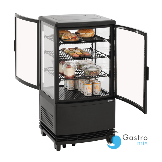 Witryna chłodnicza Mini 64L2T czarna| 700358GV1 BARTSCHER 