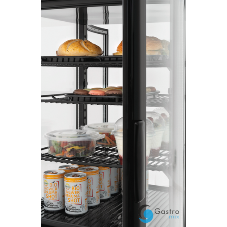 Witryna chłodnicza Mini 64L2T czarna| 700358GV1 BARTSCHER 