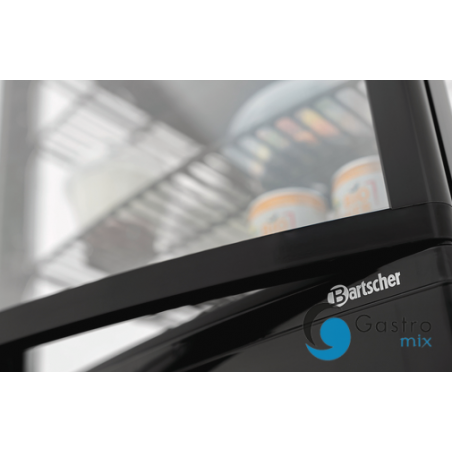 Witryna chłodnicza Mini 64L2T czarna| 700358GV1 BARTSCHER 