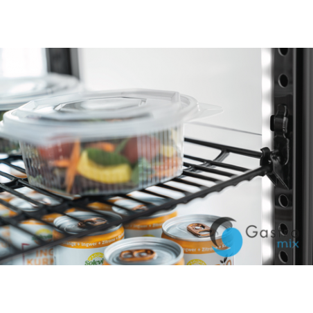 Witryna chłodnicza Mini 64L2T czarna| 700358GV1 BARTSCHER 