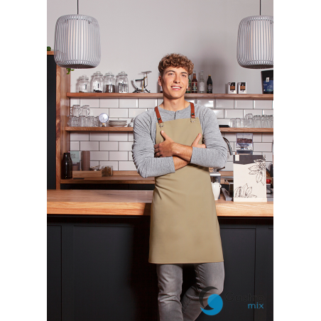 Fartuch „Green-Generation” | LS37/85 BEŻOWY KARLOWSKY 