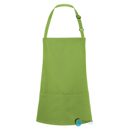Fartuch krótki Basic 75 x 60 cm z kieszenią i klamerką LIMONKA | BLS6 KARLOWSKY 