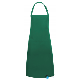 Fartuch kucharski Basic 75 x 90 cm z kieszenią i klamerką LEŚNA ZIELEŃ | BLS5 KARLOWSKY