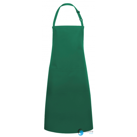 Fartuch kucharski Basic 75 x 90 cm z kieszenią i klamerką LEŚNA ZIELEŃ | BLS5 KARLOWSKY 