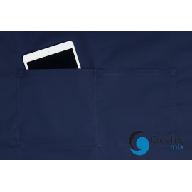  Fartuch kucharski Basic 75 x 90 cm z kieszenią i klamerką GRANATOWY| BLS5 KARLOWSKY