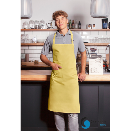 Fartuch kucharski Basic 75 x 90 cm z kieszenią i klamerką ŻÓŁTY| BLS5 KARLOWSKY 