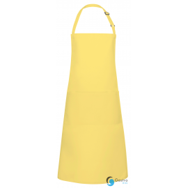 Fartuch kucharski Basic 75 x 90 cm z kieszenią i klamerką ŻÓŁTY| BLS5 KARLOWSKY