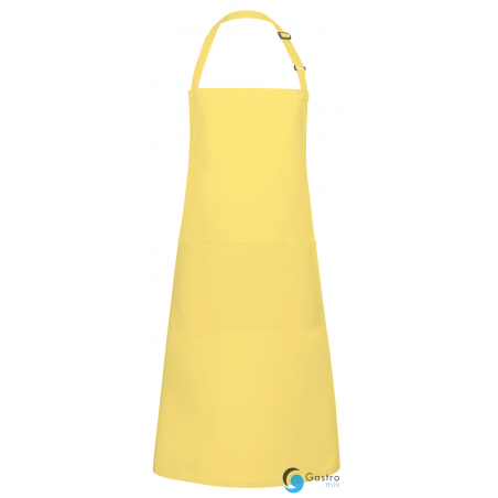 Fartuch kucharski Basic 75 x 90 cm z kieszenią i klamerką ŻÓŁTY| BLS5 KARLOWSKY 