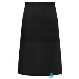 ZAPASKA BASIC Z KIESZENIĄ 70X70 CM  CZARNY |BBSS3/1  KARLOWSKY