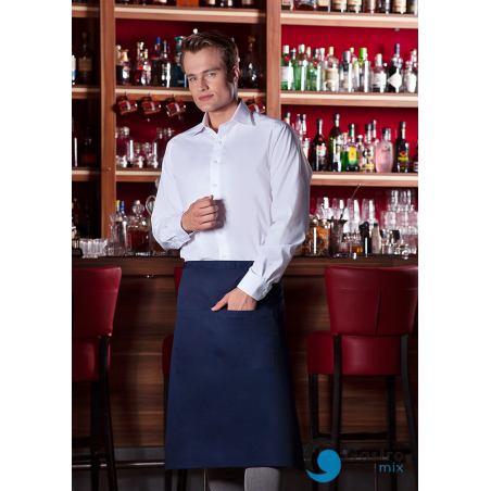 ZAPASKA BASIC Z KIESZENIĄ 70X70 CM  GRANAT|BBSS3/10  KARLOWSKY 