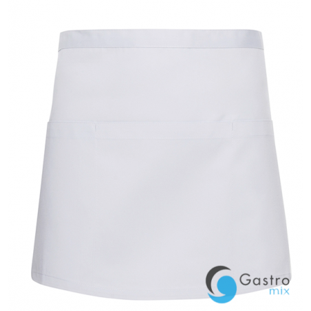 Zapaska kelnerska „Basic”  60 x 35 cm, z kieszeniami BIAŁA | BVS3 KARLOWSKY 