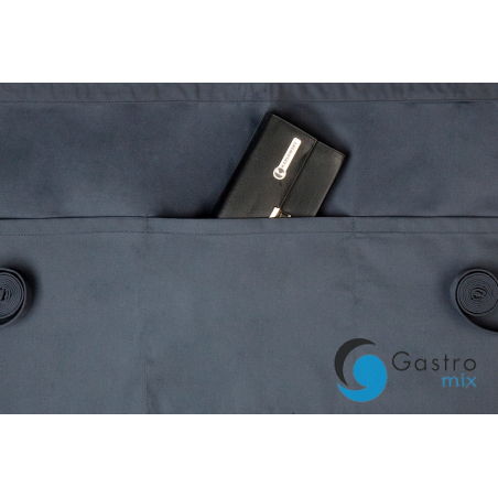 Zapaska kelnerska „Basic”  60 x 35 cm, z kieszeniami ANTRACYT | BVS3 KARLOWSKY 