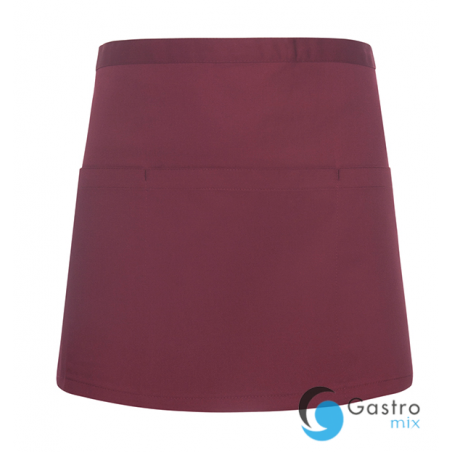 Zapaska kelnerska „Basic”  60 x 35 cm, z kieszeniami CZARNA| BVS3 BORDOWA 