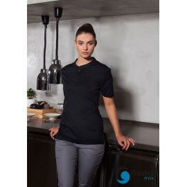 Damska koszula „Performance” CZARNA  ROZMIAR S   | TF3 KARLOWSKY