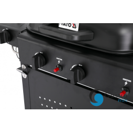  GRILL GAZOWY ASAHI 2+2, 5KW, 3W1| YG-20008 YATO