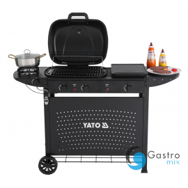  GRILL GAZOWY ASAHI 2+2, 5KW, 3W1| YG-20008 YATO