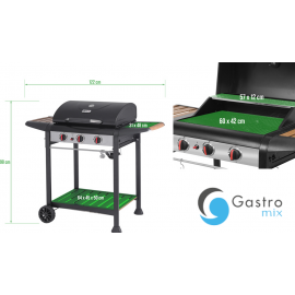 GRILL GAZOWY NATORI, 3 PALNIKI, 9KW | 20009 YATO