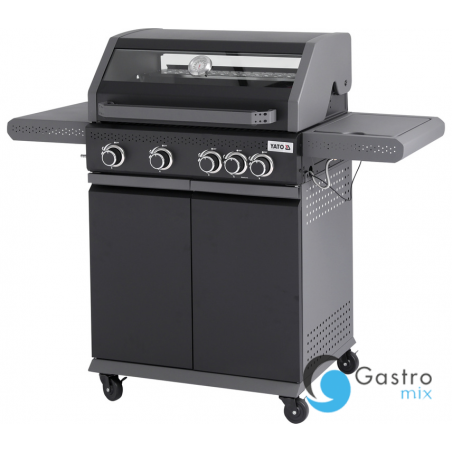 GRILL GAZOWY OKAYA 4+1, 14,5KW, Z SZYBĄ | YG-20010 YATO 