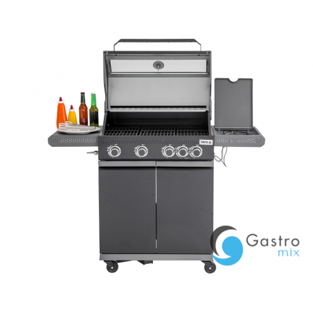GRILL GAZOWY OKAYA 4+1, 14,5KW, Z SZYBĄ | YG-20010 YATO 