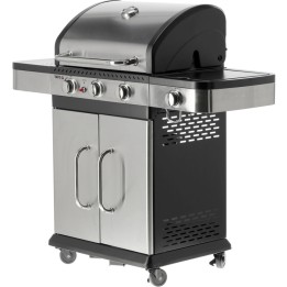 GRILL GAZOWY ZUSHI 3+1, STAL NIERDZEWNA 11,2KW | YG-20018 YATO