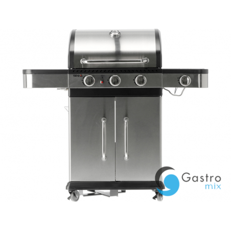 GRILL GAZOWY ZUSHI 3+1, STAL NIERDZEWNA 11,2KW | YG-20018 YATO 