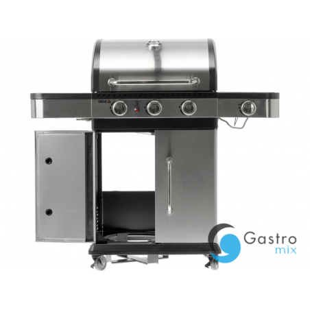 GRILL GAZOWY ZUSHI 3+1, STAL NIERDZEWNA 11,2KW | YG-20018 YATO 