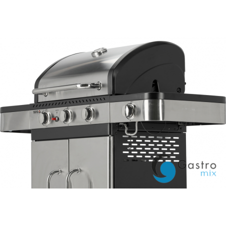 GRILL GAZOWY ZUSHI 3+1, STAL NIERDZEWNA 11,2KW | YG-20018 YATO 