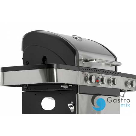 GRILL GAZOWY ZUSHI 3+1, STAL NIERDZEWNA 11,2KW | YG-20018 YATO 