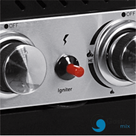  GRILL GAZOWY ZUSHI 3+1, STAL NIERDZEWNA 11,2KW | YG-20018 YATO