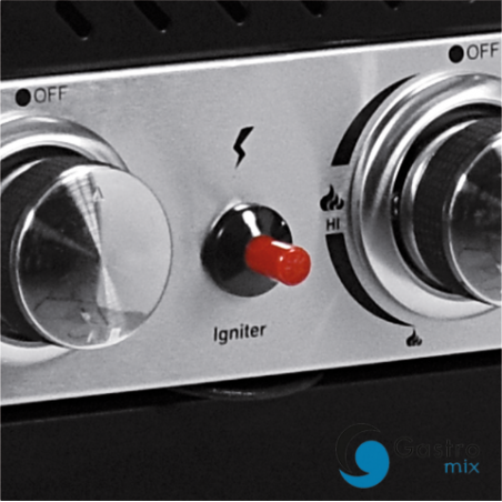 GRILL GAZOWY ZUSHI 3+1, STAL NIERDZEWNA 11,2KW | YG-20018 YATO 